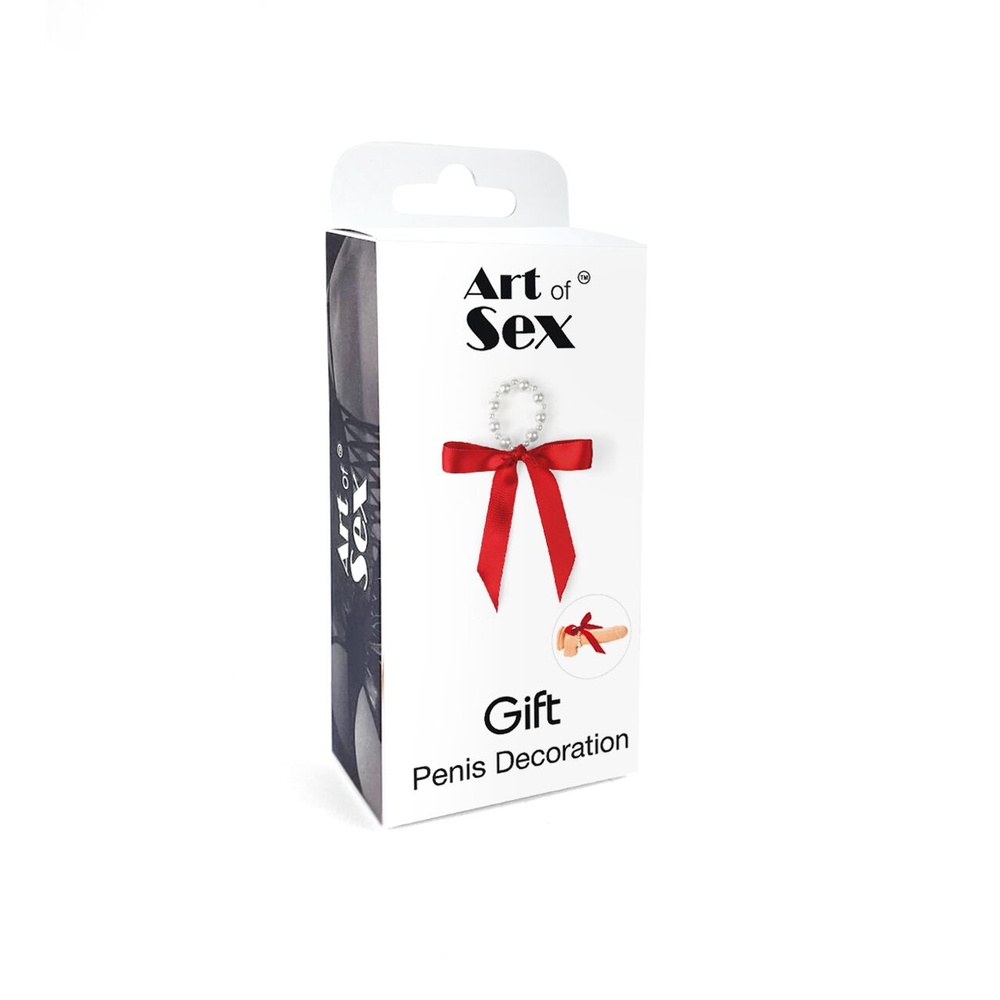 Прикраса на пеніс із перлинами "Подарунок" Art of Sex - Gift SO6792 фото