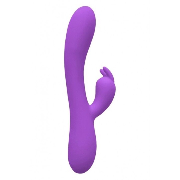 Вібратор-кролик Wooomy Gili-Gili Vibrator with Heat Purple, відросток з вушками, підігрів до 40 °С SO7412 фото