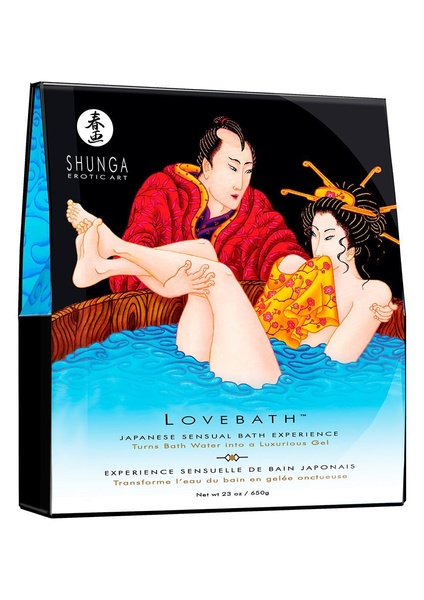 Гель для ванны Shunga LOVEBATH – Ocean temptations 650 г, делает воду ароматным желе со SPA-эффектом SO2543 фото