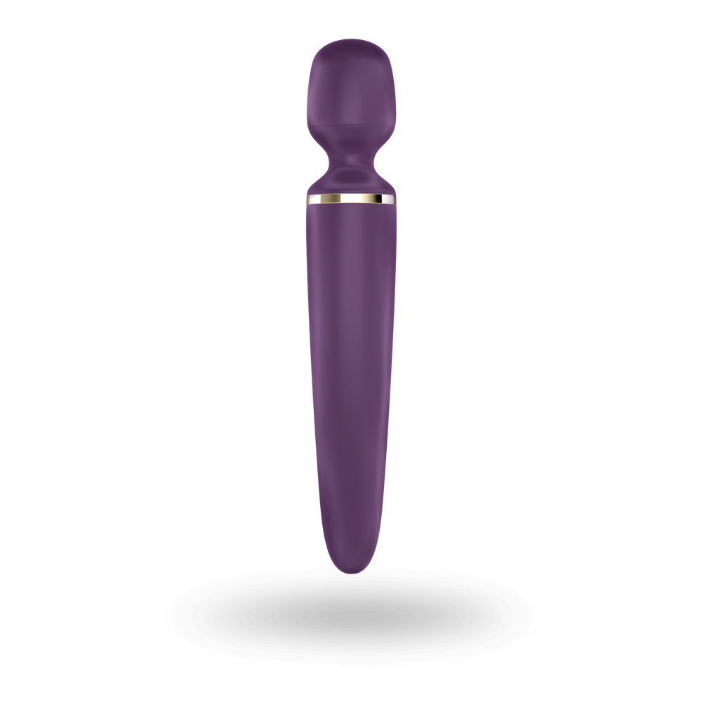 Вибромассажер Satisfyer Wand-er Woman (Purple/Gold) водонепроницаемый, мощный, размер XXL SO3457 фото