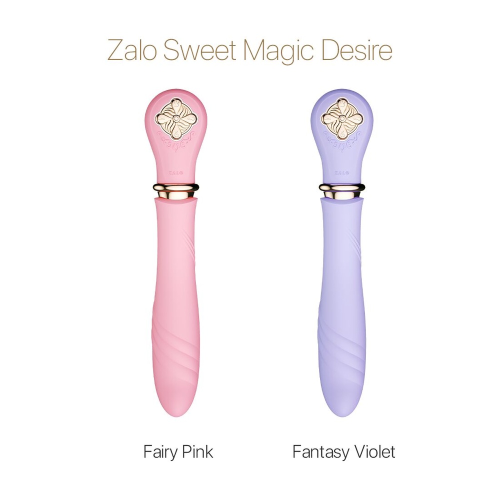 Пульсатор із підігрівом Zalo Sweet Magic - Desire Fantasy Violet, турбо режим SO6679 фото