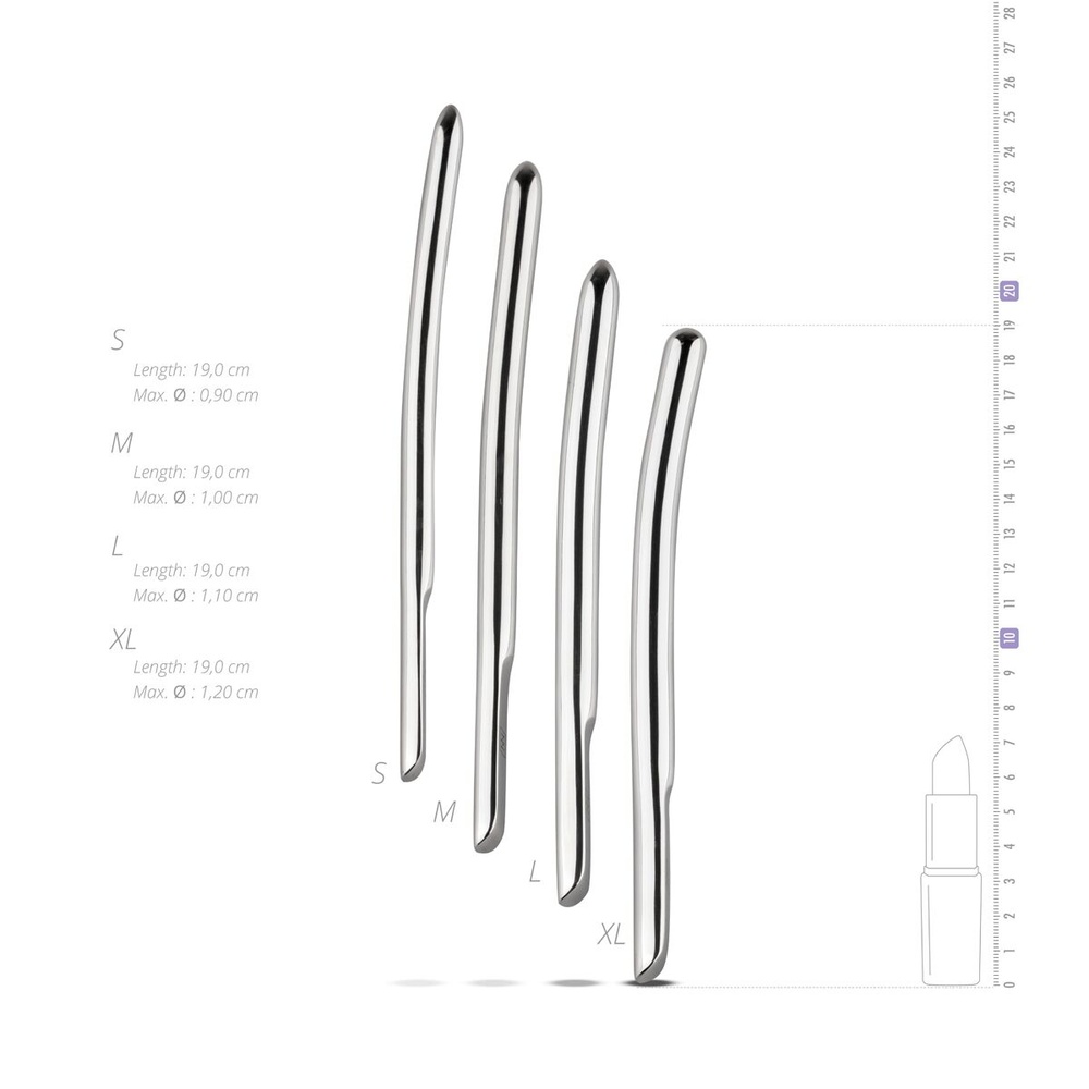 Набір уретральних стимуляторів Sinner Gear Unbendable – Single Ended 4 шт, діаметри 9,10,11,12 мм SO4585 фото