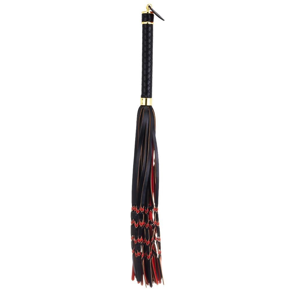 Флоггер LOCKINK SEVANDA Red & Black Braided Tail Flogger SX0876 фото