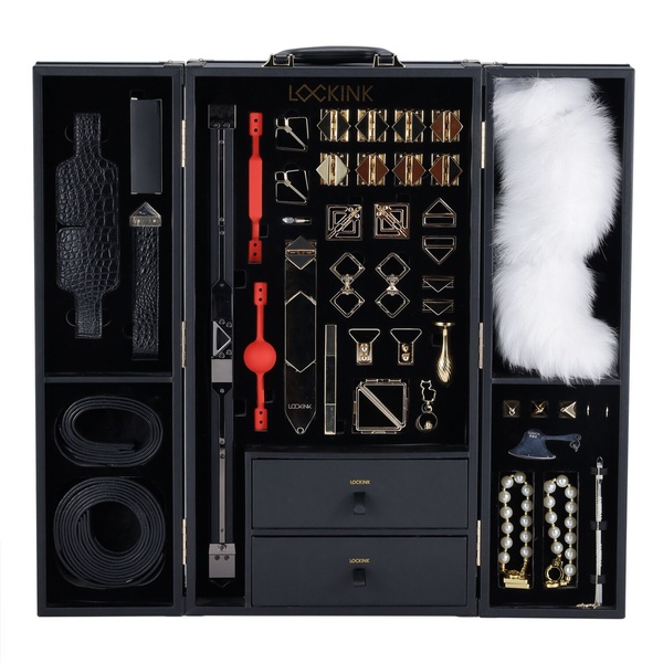 БДСМ-набор LOCKINK All-in-1 BDSM Play Kit - Crocodile Leather SX0819 фото