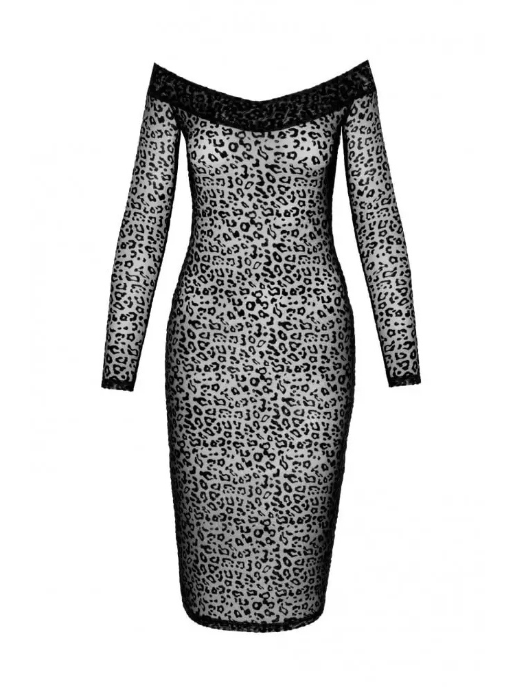 Сексуальна сукня з леопардовим принтом F284 Noir Handmade, розмір M 10802/F284 M фото