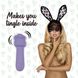 Мини-вибратор FeelzToys Mister Bunny Purple с двумя насадками SO4439 фото 3