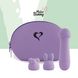 Мини-вибратор FeelzToys Mister Bunny Purple с двумя насадками SO4439 фото 4