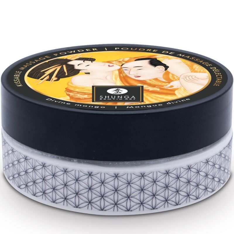 Вкусная пудра для оральных ласк Shunga Body Powder - Luscious Mango (75 грамм) SX0589 фото