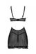 Еротичний пеньюар Passion MARINA CHEMISE, S/M, black SO9724 фото 4