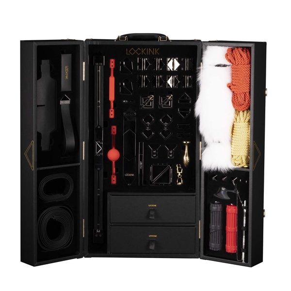 БДСМ-набор LOCKINK All-in-1 BDSM Play Kit - Black Color SX0821 фото