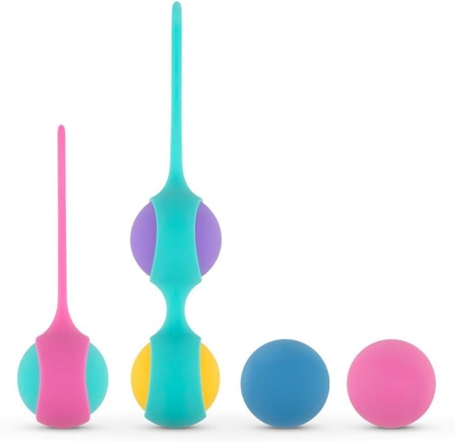 Набор вагинальных шариков PMV20: Vita – Kegel Ball Set, масса 40, 50, 60 г, два держателя SO8896 фото