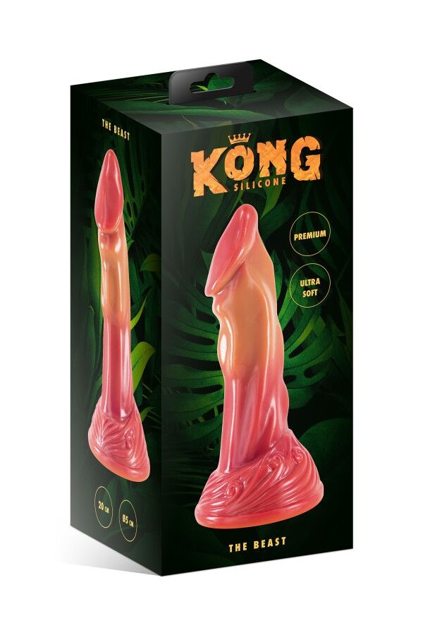 Фэнтезийный фаллоимитатор Kong Silicone The Beast SO9940 фото