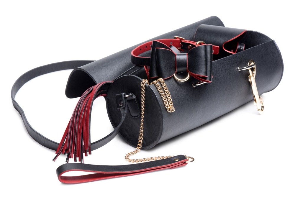Набор БДСМ с дорожной сумкой Master Series: Bow — Luxury BDSM Set With Travel Bag, 11 предметов SO8796 фото