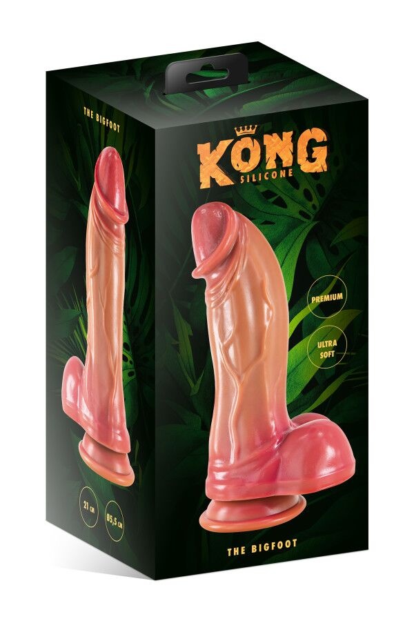 Фэнтезийный фаллоимитатор Kong Silicone The BigFoot SO9942 фото