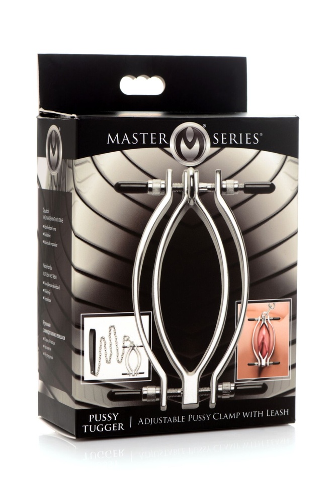Зажим для половых губ Master Series: Pussy Tugger Adjustable Vagina Clamp with Chain SO8797 фото