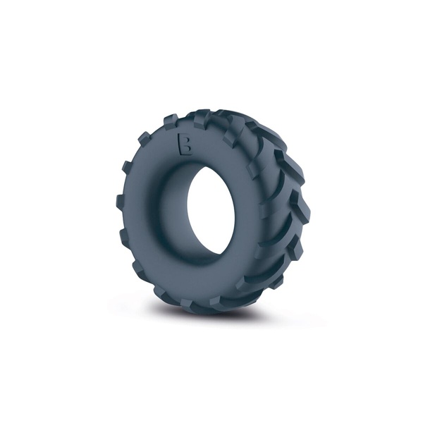 Эрекционное кольцо Boners Tire Cock Ring - Grey SO8848 фото