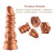 Силіконовий дилдо Hismith Spiral Grain Silicone Dildo Monster Series SO9961 фото 3