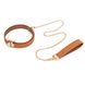 Повідець LOCKINK Tied Collar with Leash Set - Brown SX0828 фото 1