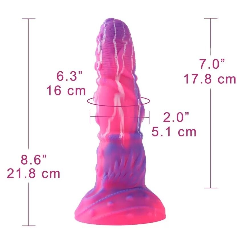 Силиконовый дилдо Hismith Silicone Tentacle Dildo Monster Series SO9964 фото