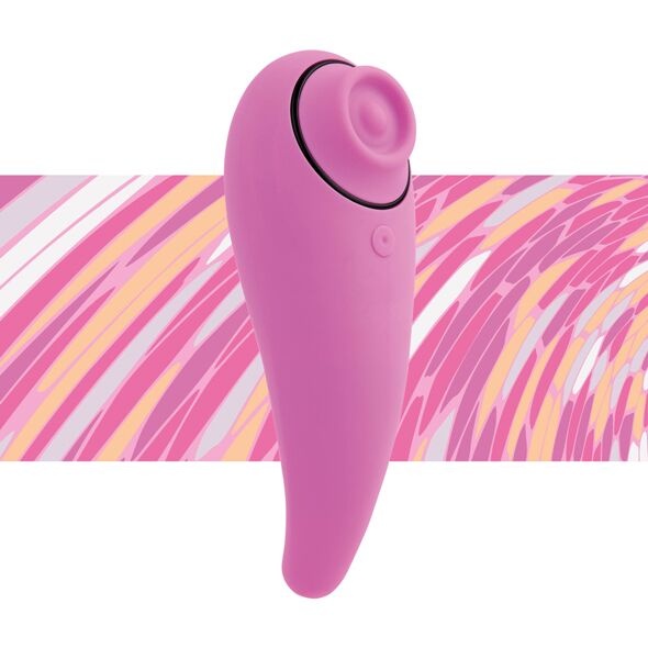 Пульсатор для клитора плюс вибратор FeelzToys - FemmeGasm Tapping & Tickling Vibrator Pink SO4579 фото