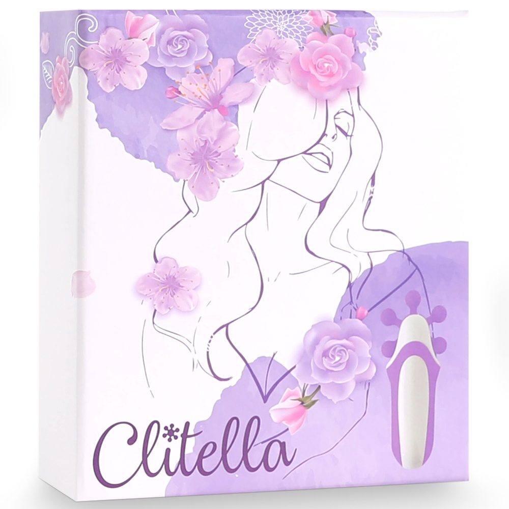 Стимулятор з імітацією оральних пестощів FeelzToys - Clitella Oral Clitoral Stimulator Purple SO5066 фото