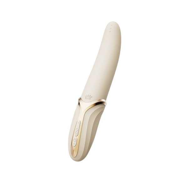 Вібратор Zalo – EVE Ivory White, вібрація + ротація, імітація язичка, підігрів до 39 °C SO9548 фото