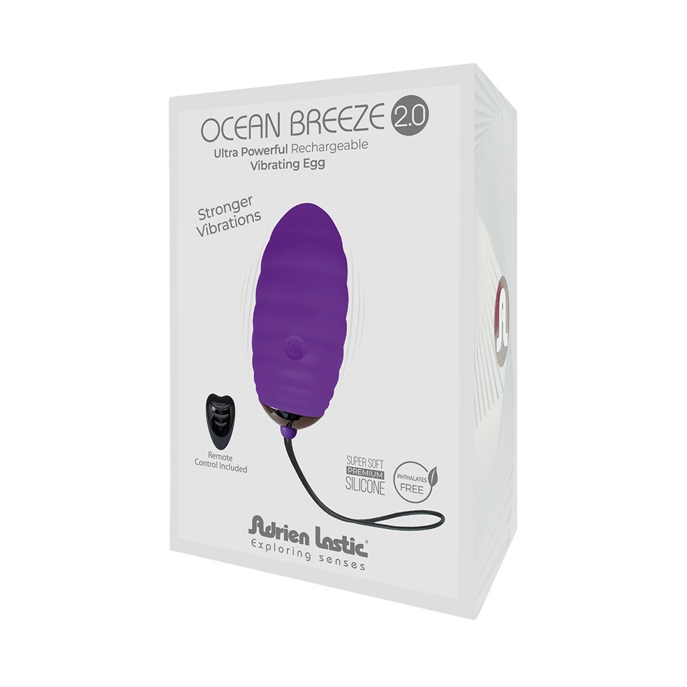 Виброяйцо Adrien Lastic Ocean Breeze 2.0 Purple SO7029 фото