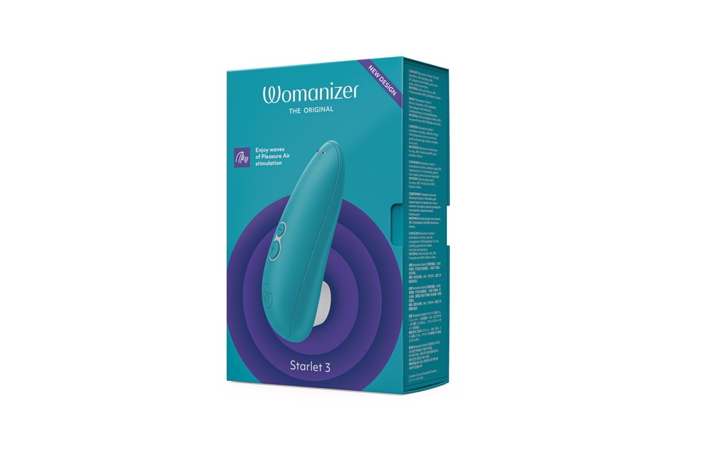 Вакуумный клиторальный стимулятор Womanizer Starlet 3 TURQUOISE SO8740 фото