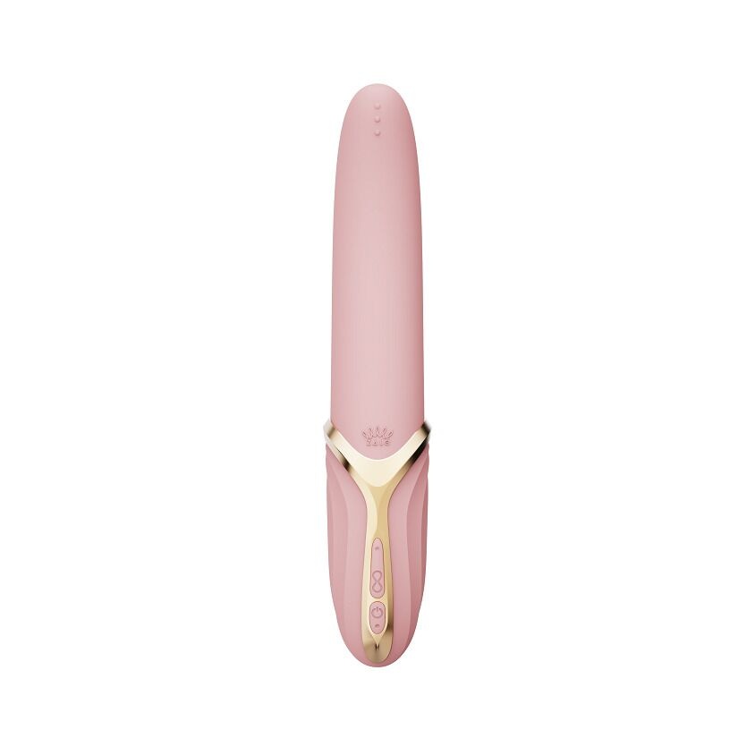 Вібратор Zalo – EVE Sakura Pink, вібрація + ротація, імітація язичка, підігрів до 39 °C SO9549 фото