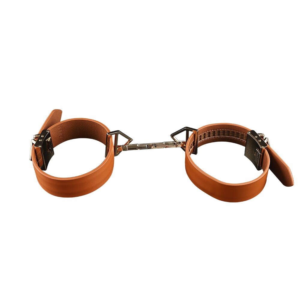 Наручники LOCKINK Wristcuffs/Anklecuffs Brown Set SX0836 фото