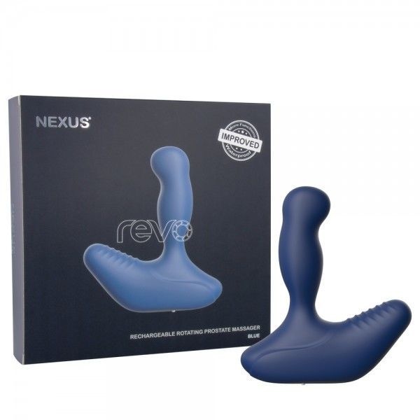 Масажер простати Nexus Revo New Blue з головкою що обертається, макс. діаметр 3,2 см SO3066 фото