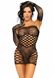 Leg Avenue 2 PC Tube dress and gloves OS Black SO7886 фото 4