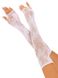 Митенки Leg Avenue Lace Opera Length Fingerless Gloves White SX1058 фото