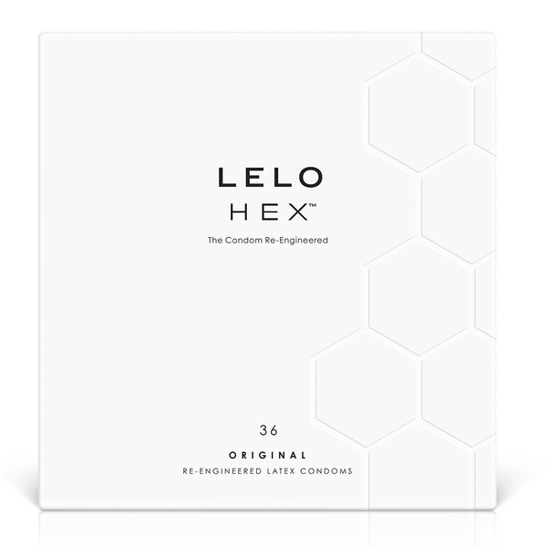Презервативы LELO HEX Condoms Original 36 Pack, тонкие и суперпрочные SO8131 фото