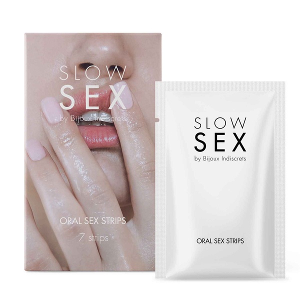Смужки для орального сексу Bijoux Indiscrets Slow Sex Oral sex strips SO5909 фото