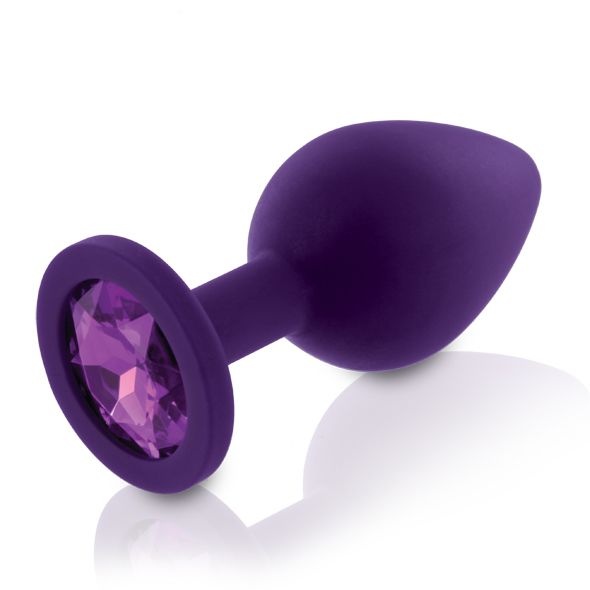 Набор анальных пробок с кристаллом Rianne S: Booty Plug Set Purple, диаметр 2,7см, 3,5см, 4,1см SO3908 фото