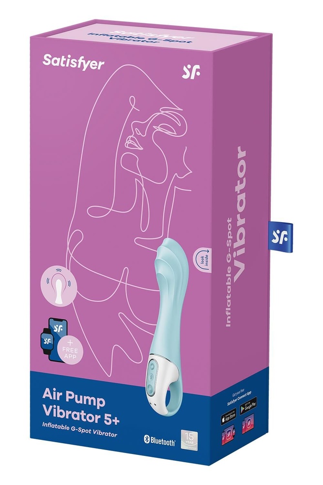 Смарт-вибратор точки G Satisfyer Air Pump Vibrator 5+, надувается SO6719 фото