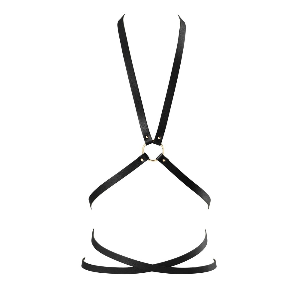 Портупея з екошкіри Bijoux Indiscrets Maze – Multi-Way Body Harness Black SO5914 фото