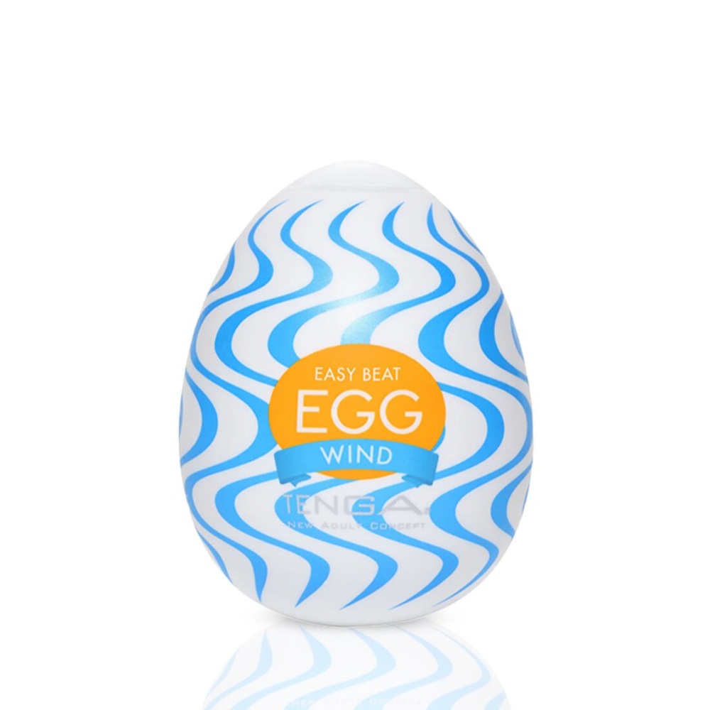 Мастурбатор-яйце Tenga Egg Wind із зиґзаґоподібним рельєфом SO5494 фото