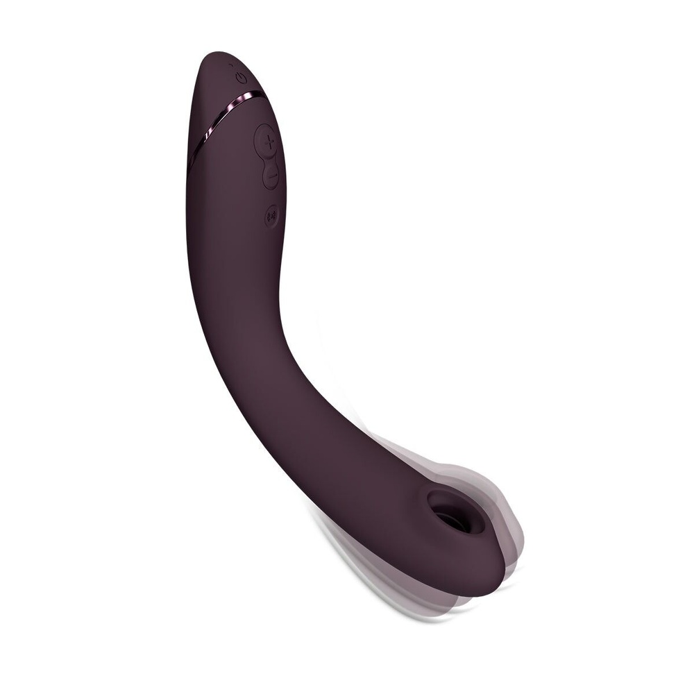 Вибратор для точки G с вакуумной стимуляцией Womanizer OG Aubergine SX0531 фото