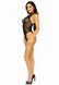 Leg Avenue Net and lace halter bodysuit OS Black SO7898 фото 10