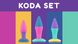 Набор анальных пробок PMV20 Koda – Butt Plug Set, диаметр 2,9 см, 3,9 см, 5 см SO8897 фото 6