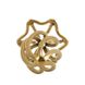 Анальна пробка LOCKINK SEVANDA Hollow Spiral Golden Metal Anal Plug - M size SX0883 фото 7