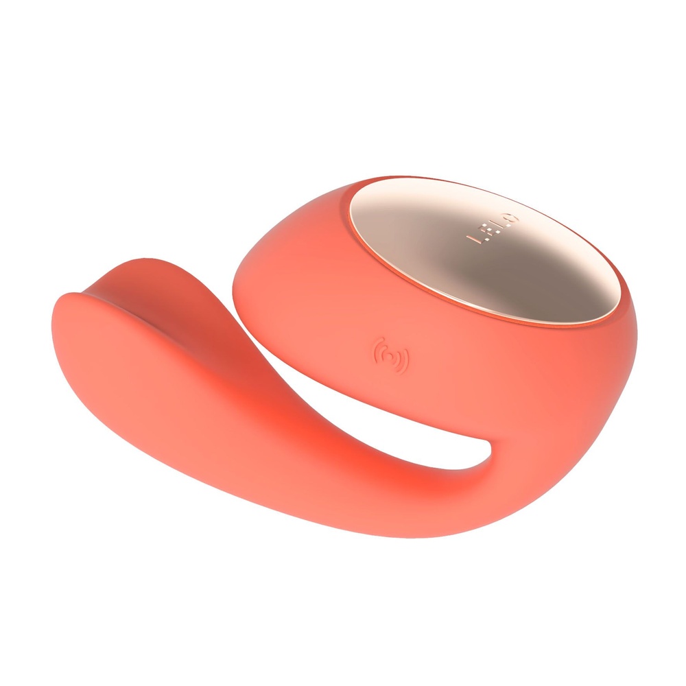 Смарт-вибратор LELO Ida Wave Coral Red, вагинально-клиторальный, технология WaveMotion, 2 мотора SO8077 фото