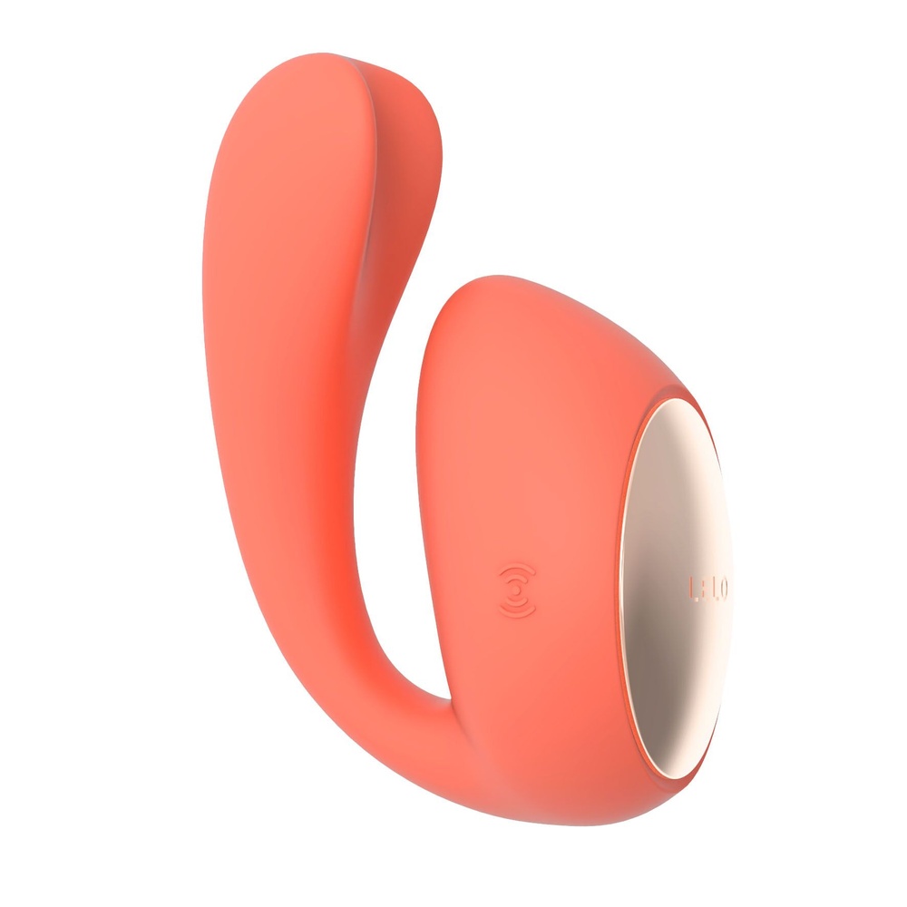 Смарт-вібратор LELO Ida Wave Coral Red, вагінально-кліторальний, технологія WaveMotion, 2 мотори SO8077 фото