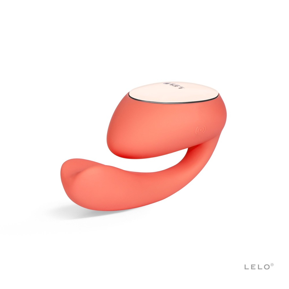 Смарт-вибратор LELO Ida Wave Coral Red, вагинально-клиторальный, технология WaveMotion, 2 мотора SO8077 фото