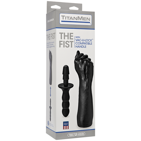 Кулак для фістинга Doc Johnson Titanmen The Fist with Vac-U-Lock Compatible Handle, діаметр 7,6 см SO2809 фото