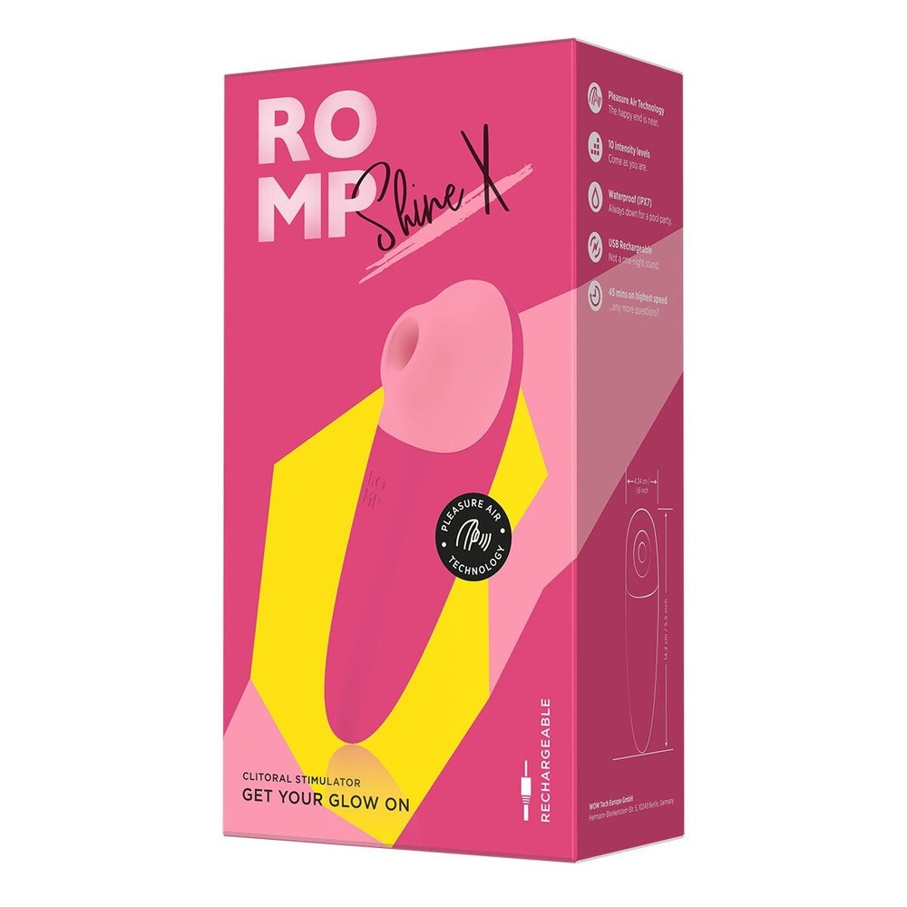 Вакуумний кліторальний стимулятор Romp Shine X SX0535 фото