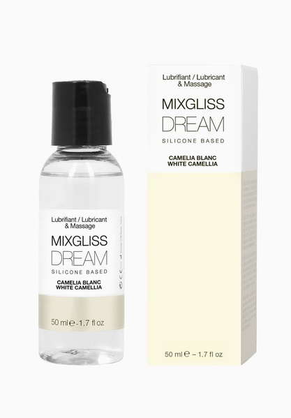 Лубрикант на силіконовій основі MixGliss DREAM - CAMELIA BLANC (50 мл) з ароматом білої камелії SO1363 фото