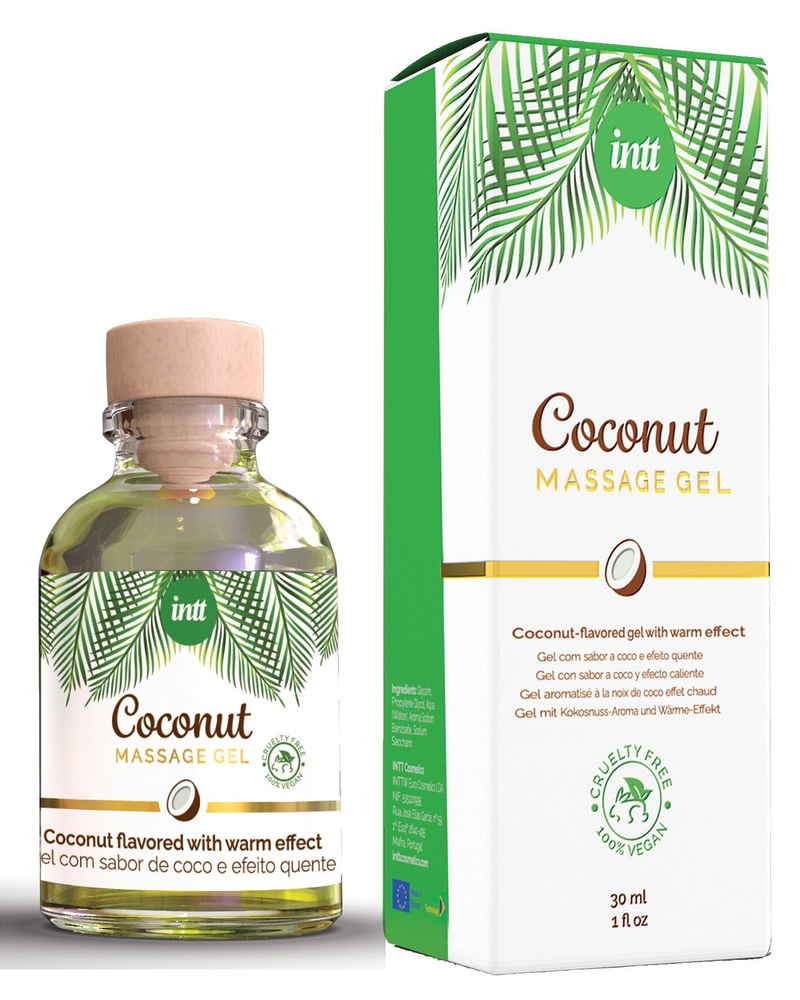 Масажний гель для інтимних зон Intt Coconut Vegan (30 мл) SO5973 фото